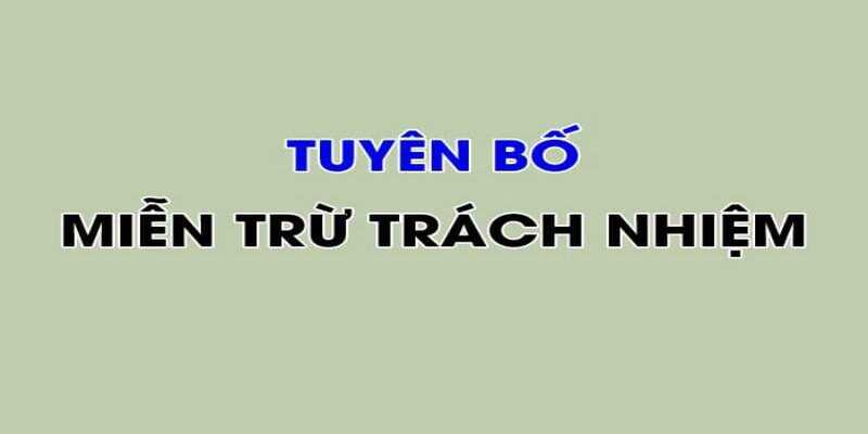 Miễn trừ trách nhiệm đối với người chơi và FB88