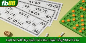 luật chơi số đề trực tuyến có gì khác truyền thống